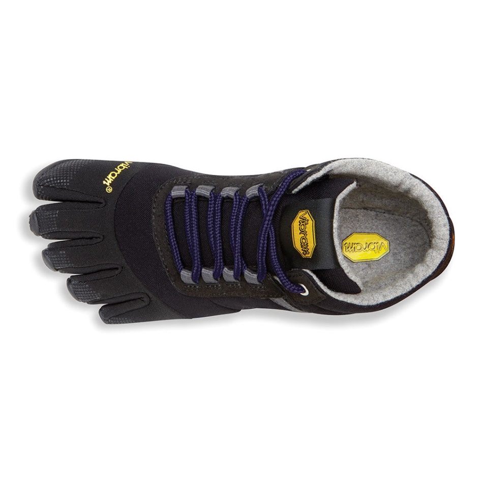 Vibram Trek Aufstieg Isoliert Schwarz-lila