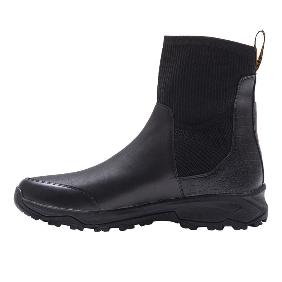 Vibram Luxus-Gummistiefel Schwarz