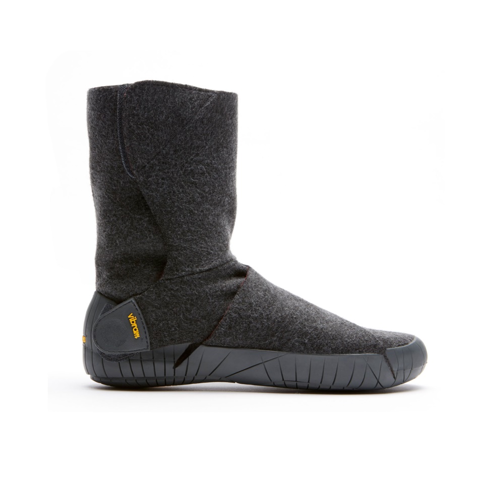 Vibram Furoshiki Halbstiefel Aus Russischem Filz Grau