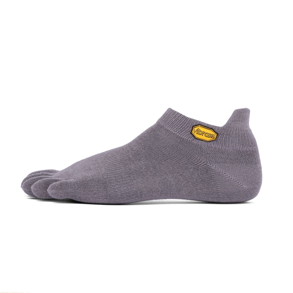 Vibram Vibram 5toe Socke No Show Grau