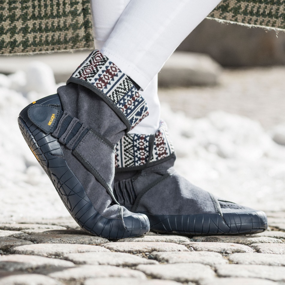 Vibram Furoshiki östlicher Reisender Halbstiefel Grau