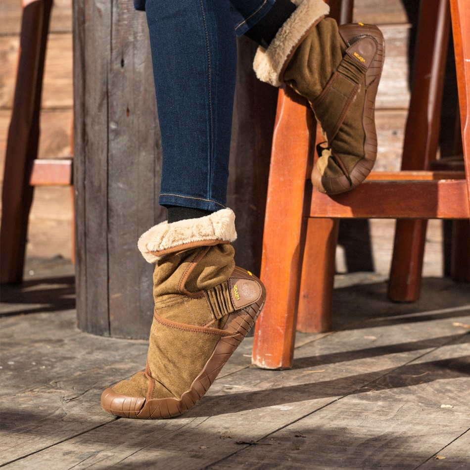 Vibram Furoshiki Classic Shearling Mittelstiefel Braun