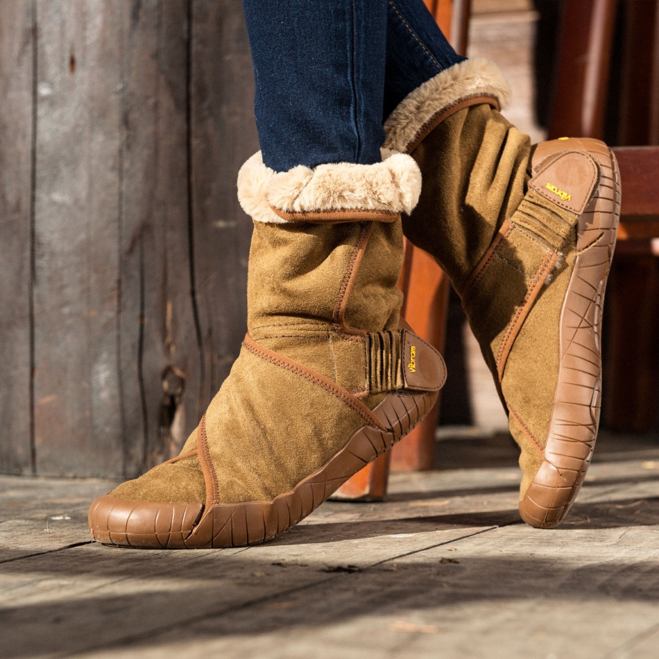 Vibram Furoshiki Classic Shearling Mittelstiefel Braun