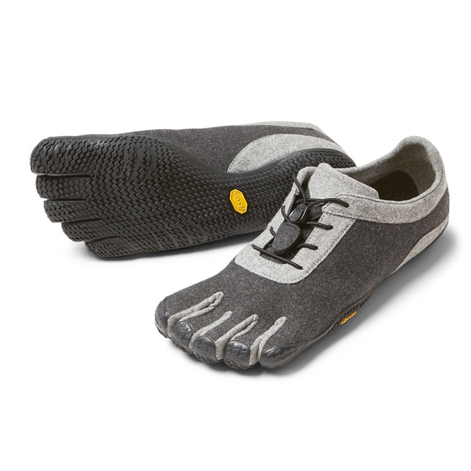 Vibram Kso Eco Wool Herren Grau-hellgrau-schwarz
