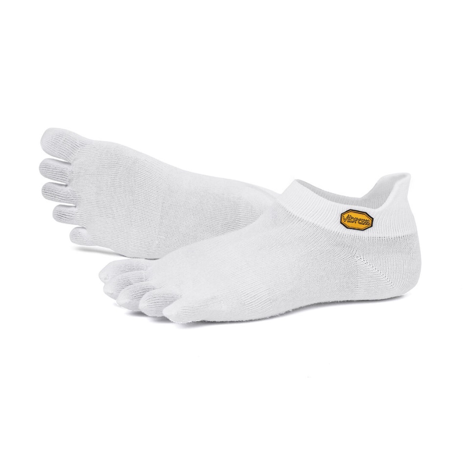 Vibram Vibram 5toe Socke No Show Weiß
