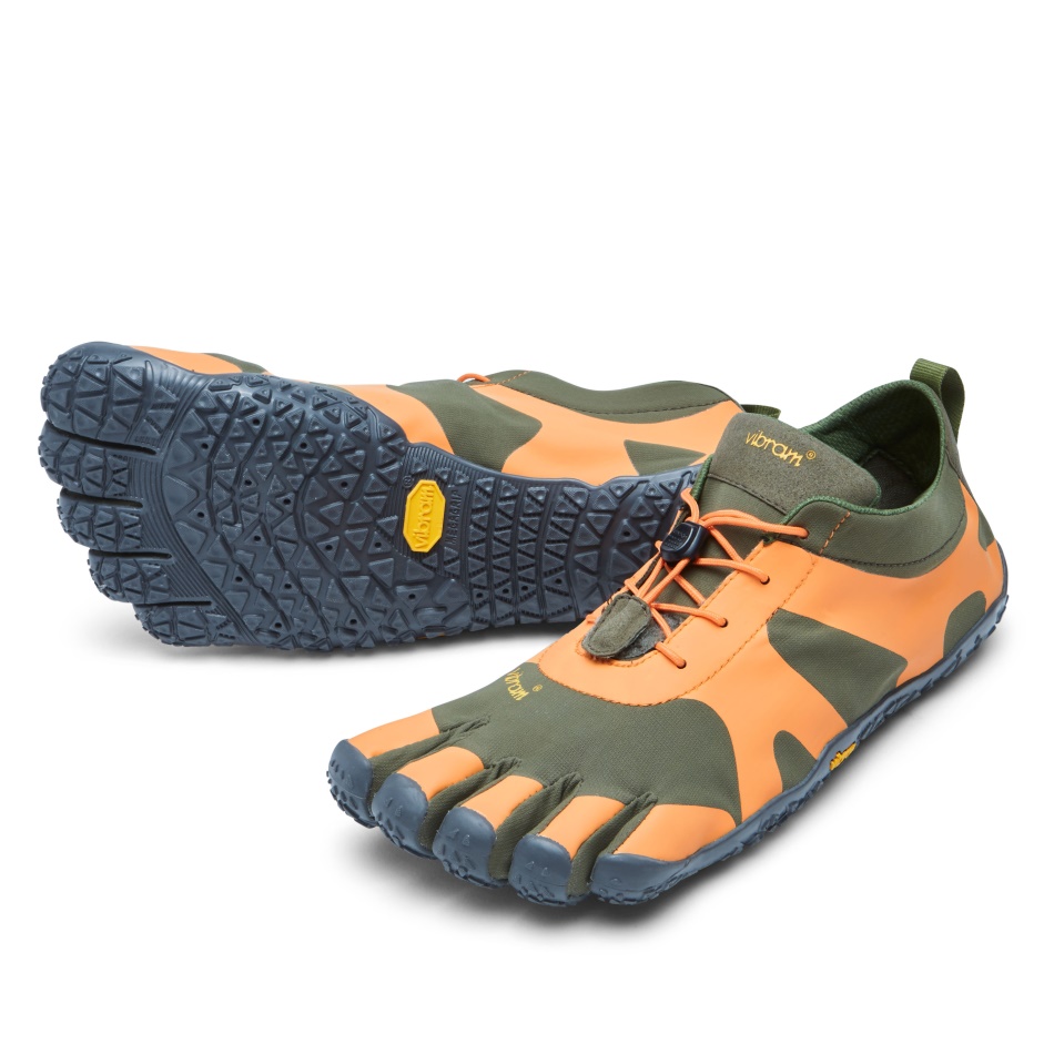 Vibram V-alpha Herren Militär-orange-grau