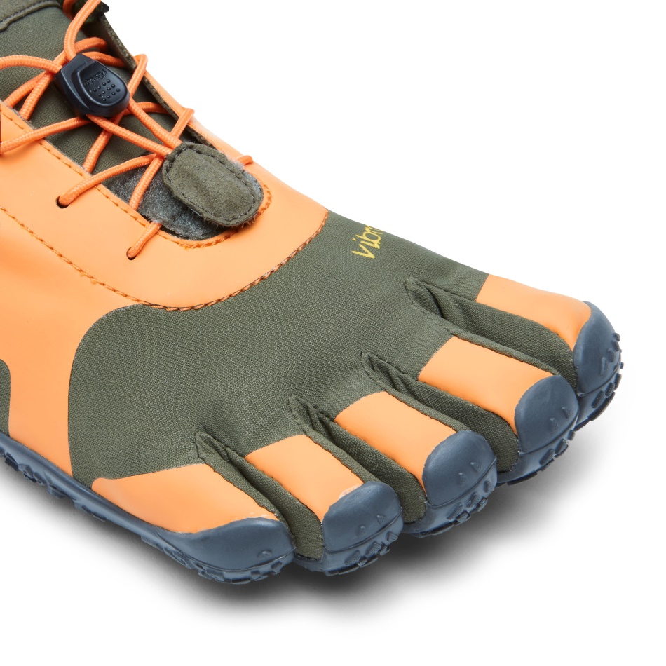 Vibram V-alpha Herren Militär-orange-grau