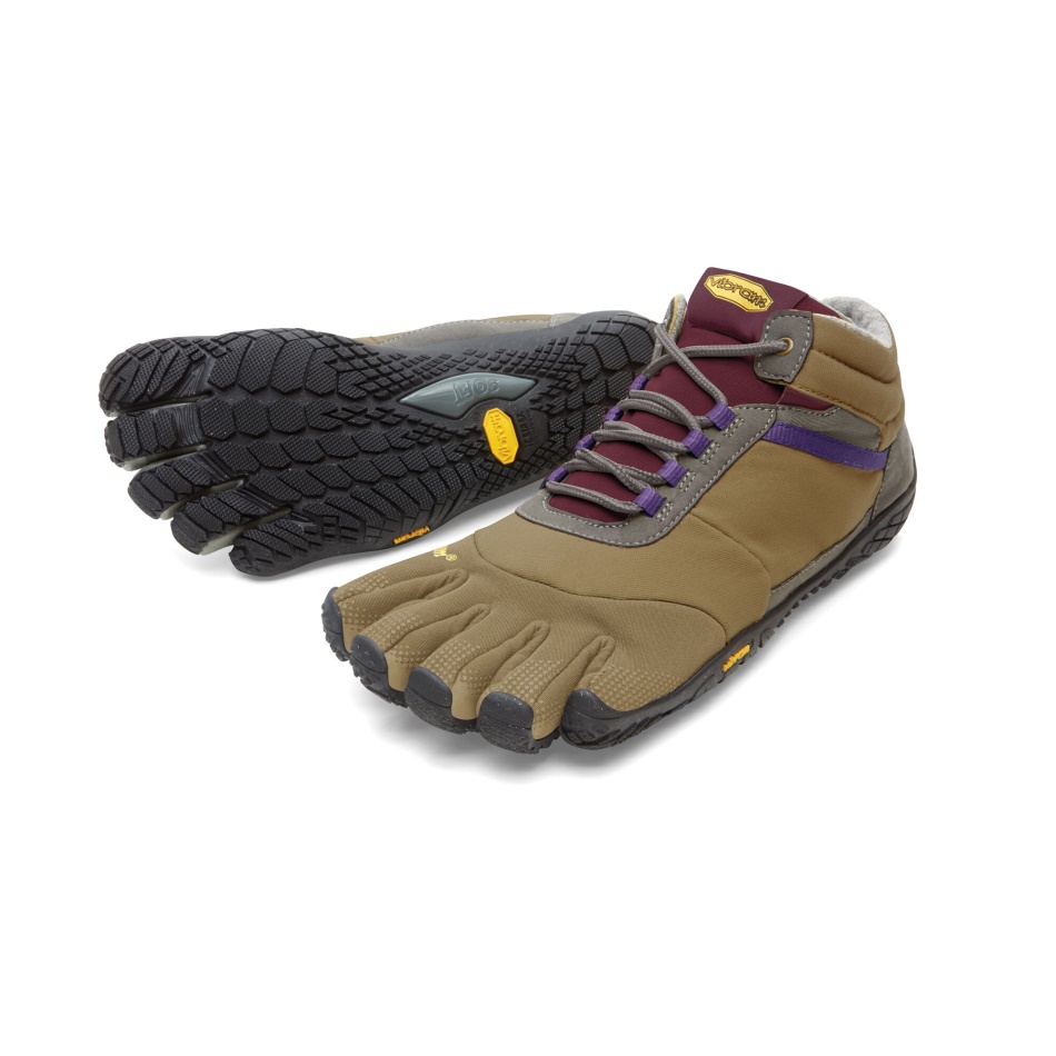 Vibram Trek Ascent Isolierte Khaki-Traube